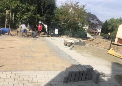 Társasház térkövezés