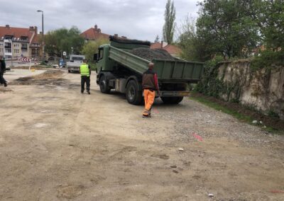 EGER kórház parkoló előtte