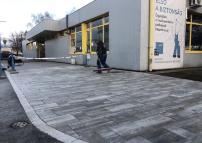 Göd térkövezés